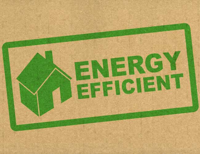 Small box that says 'Energy Efficient'.