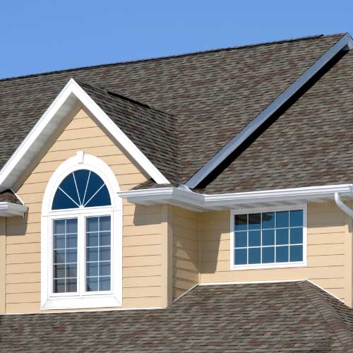 Residential roof.